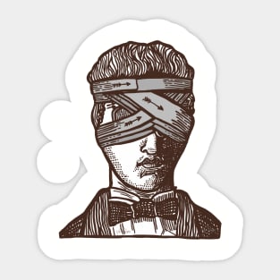 Wrapped Head Sticker